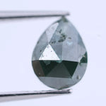 1.04 Ct blue pear shape diamond loose stone with elegant teardrop cut and rich fancy blue color for custom engagement ring or fine jewelry