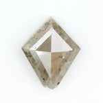 1.62 Ct kite cut brown grey natural diamond with soft tones and elegant sparkle for modern luxury jewelry