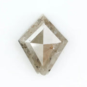 1.62 Ct kite cut brown grey natural diamond with soft tones and elegant sparkle for modern luxury jewelry