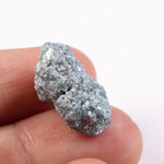 Rough raw diamond stone ideal for custom ring settings, showing differences between rough synthetic diamonds and natural raw diamond material.