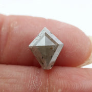1.62 Ct kite cut brown grey natural diamond with soft tones and elegant sparkle for modern luxury jewelry