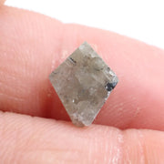 1.62 Ct kite cut brown grey natural diamond with soft tones and elegant sparkle for modern luxury jewelry