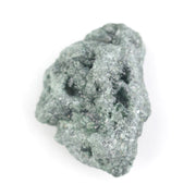 blue color diamond uncut natural rough appearance