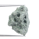 blue color diamond uncut natural rough appearance