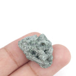 blue color diamond uncut natural rough appearance