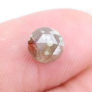 natural round diamond engagement rings and natural grey brown diamond earrings