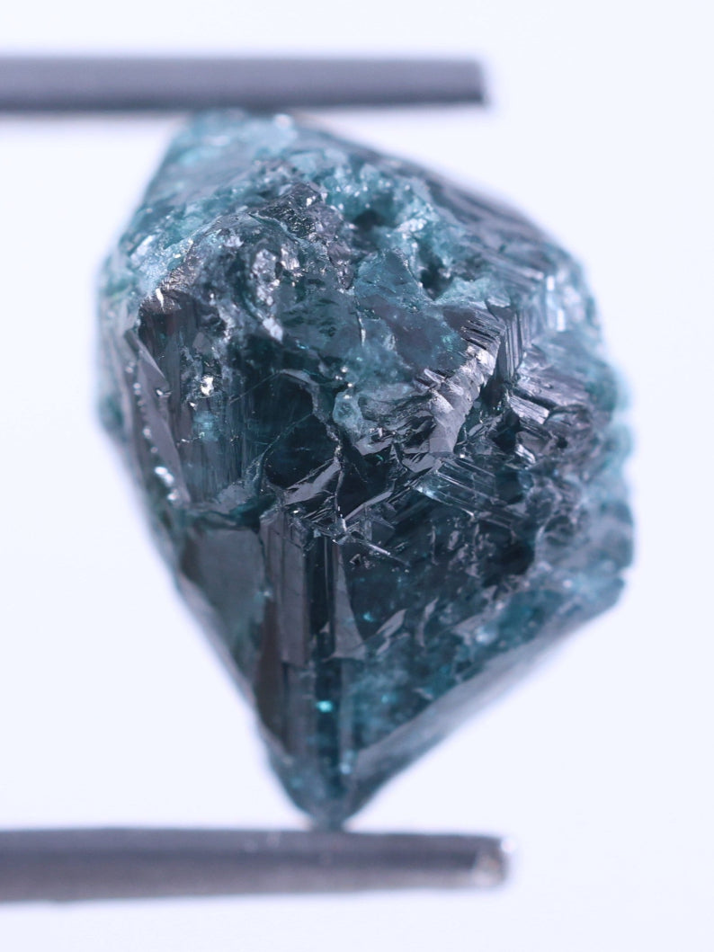 4.27 CT Rough Shape Natural Diamond Fancy Blue Color I3 Clarity