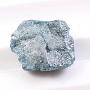 uncut diamond engagement ring with large rough diamond crystal design blue rough diamond 