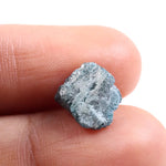 uncut diamond engagement ring with large rough diamond crystal design blue rough diamond 