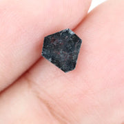 0.64 Ct black brown kite cut natural diamond with earthy tones and geometric shape for unique modern jewelry