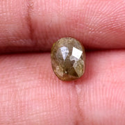 1.10 Ct natural oval cut rustic fancy yellow diamond, yellow diamond vs white, gold band oval diamond engagement rings, curved wedding band for oval diamond.