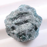 uncut rough diamond with rough blue diamond and transparent crystal look natural rough diamond 