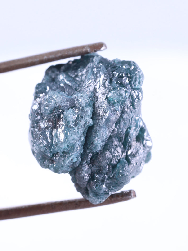 9.51 CT Rough Shape Natural Diamond Fancy Blue Color I3 Clarity