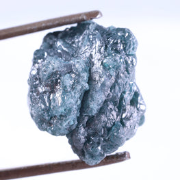9.51 CT Rough Shape Natural Diamond Fancy Blue Color I3 Clarity