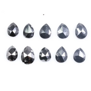 Wholesale Natural Black Pear Cut Diamond, diamond, what is a black diamond, diamond ring, how to tell if a diamond is real, rough stones,