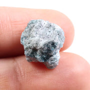 uncut rough diamond with rough blue diamond and transparent crystal look natural rough diamond 