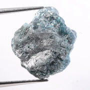 uncut rough diamond with rough blue diamond and transparent crystal look natural rough diamond 
