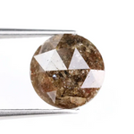 2.86Ct Natural Brownish-Grey Colored Diamond Loose Round Brilliant Cut Diamond Use For Custom Jewelry 
