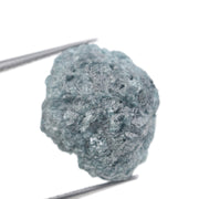blue color uncut diamond raw natural look