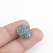 blue color uncut diamond raw natural look