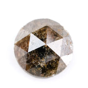 4.22Ct Brownish-Grey Polised Diamond Loose Round Brilliant Diamond Use For Making Jewelry Shine 