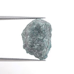 blue raw mined diamonds for jewelry