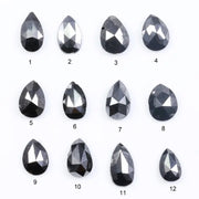 Natural Pear Cut Fancy Black Diamond Engagement Ring, how can you tell if a diamond is real, diamonds in the rough, raw diamonds, lab grown vs natural diamond, natural diamond vs lab grown.