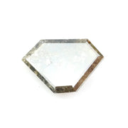 0.81 Ct pentagon cut black brown And Green natural diamond with soft depth and geometric sparkle for modern jewelry