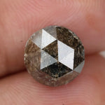 4.22Ct Brownish-Grey Polised Diamond Loose Round Brilliant Diamond Use For Making Jewelry Shine 