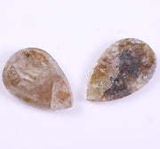 1.35 Ct Pear Cut Diamond Pair Brown Coloed Diamond Pair Use For Jewerly Unique Diamond Salt And Pepper Diamond 