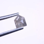 0.57 Ct bullet cut fancy gray natural loose diamond antique rose cut diamond for pendant, ring, or gift