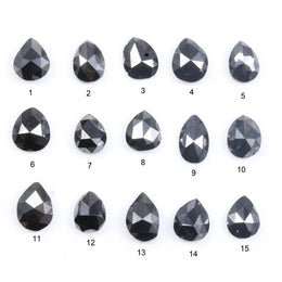 Natural Pear Brilliant Fancy Black Diamond, diamond, what is a black diamond, lou diamond phillips, best man made diamonds, lab grown vs natural diamond, raw diamonds, natural diamond vs lab grown.