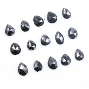 Natural Pear Brilliant Fancy Black Diamond, diamond, what is a black diamond, lou diamond phillips, best man made diamonds, lab grown vs natural diamond, raw diamonds, natural diamond vs lab grown.