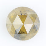 yellow colour round diamond with hidden halo