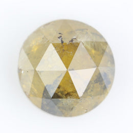 yellow colour round diamond with hidden halo