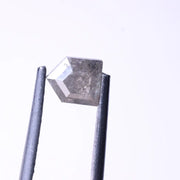 0.57 Ct bullet cut fancy gray natural loose diamond antique rose cut diamond for pendant, ring, or gift