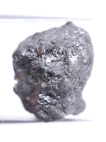 Raw diamond on a white background