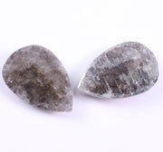 3.39 Ct Pear Cut Diamond Pair Grey Colored Diamond Pair Use For Jewerly Salt And Pepper Diamond 