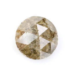 4.02Ct Natural Diamond Fancy Round Brilliant Diamond Yellowish- Black Diamond For Custom Jewelry Making 