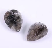 2.41 Ct Natural Loose Pear Cut Diamond Pair Grey Colored Diamond Use For Jewerly Unique Diamond 