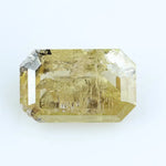 2.86 Ct yellow lab grown diamond emerald cut loose stone with elegant step faceting and vibrant fancy yellow color, ideal for custom engagement ring or luxury jewelry design.