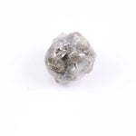 4.07 Ct rare grey rough diamond, natural loose uncut raw earth mined rustic stone, conflict-free crystal for custom jewelry or rings
