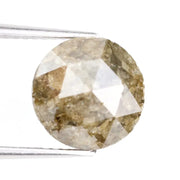 4.02Ct Natural Diamond Fancy Round Brilliant Diamond Yellowish- Black Diamond For Custom Jewelry Making 