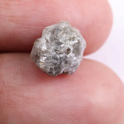 4.07 Ct rare grey rough diamond natural loose uncut raw crystal for custom Rings