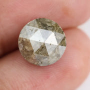 4.02Ct Natural Diamond Fancy Round Brilliant Diamond Yellowish- Black Diamond For Custom Jewelry Making 