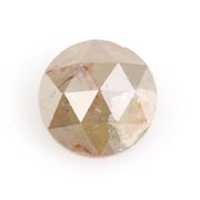 natural raw diamond ring and natural brown grey diamond stud earrings