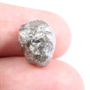 7.69 Ct Natural Grey Rough Diamond Loose Uncut Raw Diamond Use For Jewerly 