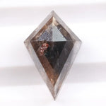 Natural diamond engagement ring set featuring a princess cut center stone with side diamonds. Image focuses on original earth-mined diamond brilliance