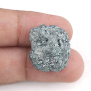 blue color raw diamond ore natural texture