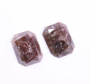 1.43 Ct Radiant Cut Diamond Pair Brown Colored Diamond Use For Jewerly Unique Diamond 